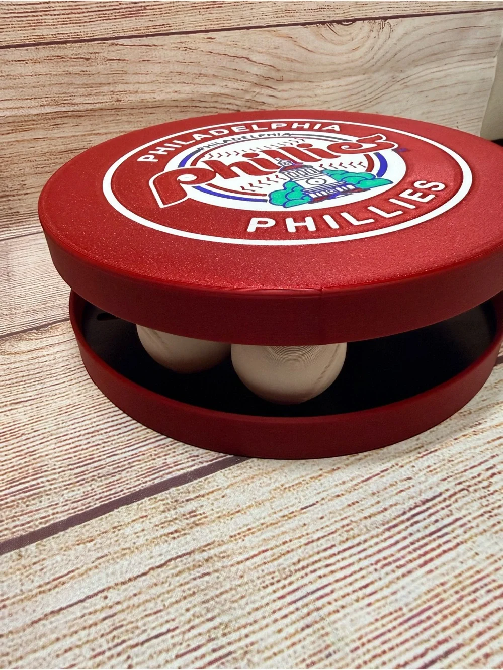 Philadelphia Phillies Red Cat Toy Ball Teaser Spool Toy 3d Printed